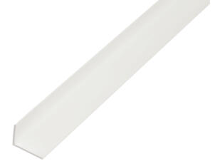 Eco cornière 20x10x1 mm 100cm PVC blanc