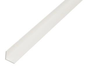 Eco cornière 50x50x1,2 mm 100cm PVC blanc