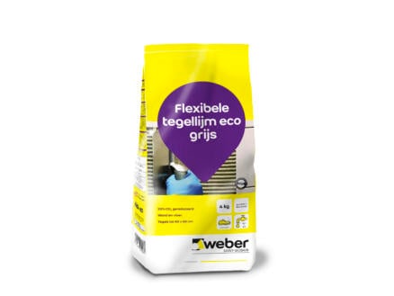 Weber Beamix Eco flexibele tegellijm 4kg grijs 1