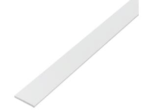 Eco profil plat 30x3 200cm PVC blanc