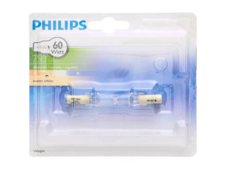 Philips EcoHalo ampoule linéaire halogène R7s 48W 1
