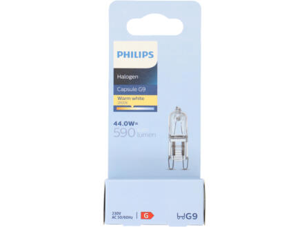 Philips EcoHalo halogeen capsulelamp G9 44W dimbaar 1