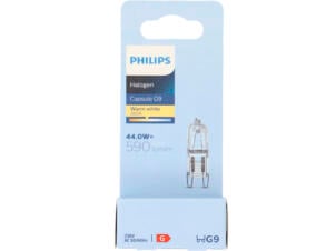 Philips EcoHalo halogeen capsulelamp G9 44W dimbaar