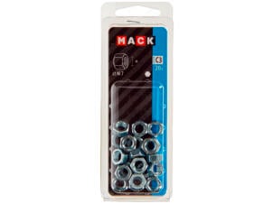 Mack Ecrou hexagonal M7 zingué 20 pièces