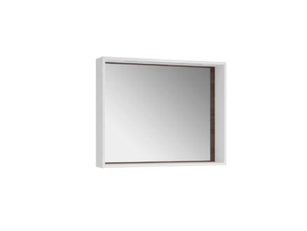 Allibert Edge miroir lumineux 80x65 cm éclairage LED chêne/blanc 1