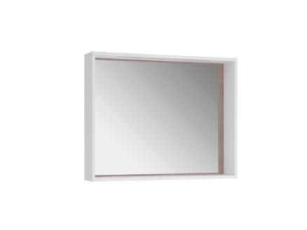 Allibert Edge spiegel met LED verlichting 80x65 cm olm elba/wit 1