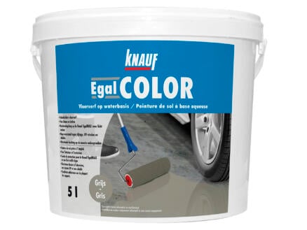 Knauf Egalcolor peinture sol mat 5l gris 1