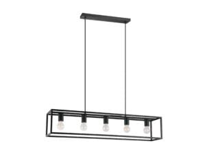 Eglo Eldrick hanglamp E27 max. 5x25 W zwart