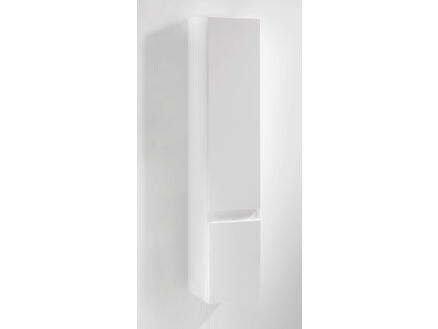 Lafiness Element meuble colonne 30cm 2 portes réversibles blanc 1