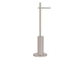 Elementals Basic Plus WC-rolhouder met WC-borstel chroom