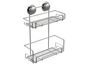 Elementals Suction panier de douche double 30cm chrome