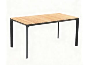 Garden Plus Empoli table de jardin 160x90 cm gris