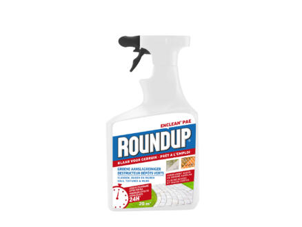 Roundup Enclean PAE destructeur dépôts verts spray 1l 1