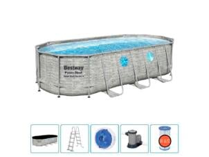 Bestway Ensemble de piscine Power Steel swim vista 549x274x122 cm