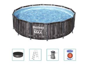 Bestway Ensemble de piscine ronde Steel Pro MAX 427x107 cm