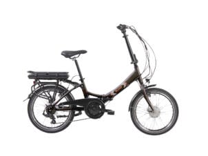 Epona Eluxo elektrische plooifiets voorwielmotor antraciet