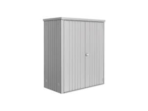 Biohort Equipment Locker 150 armoire de jardin 155x83x182,5 cm argent métallique