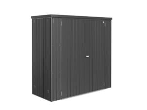 Biohort Equipment Locker 190 armoire de jardin 191x83x182,5 cm gris foncé métallique
