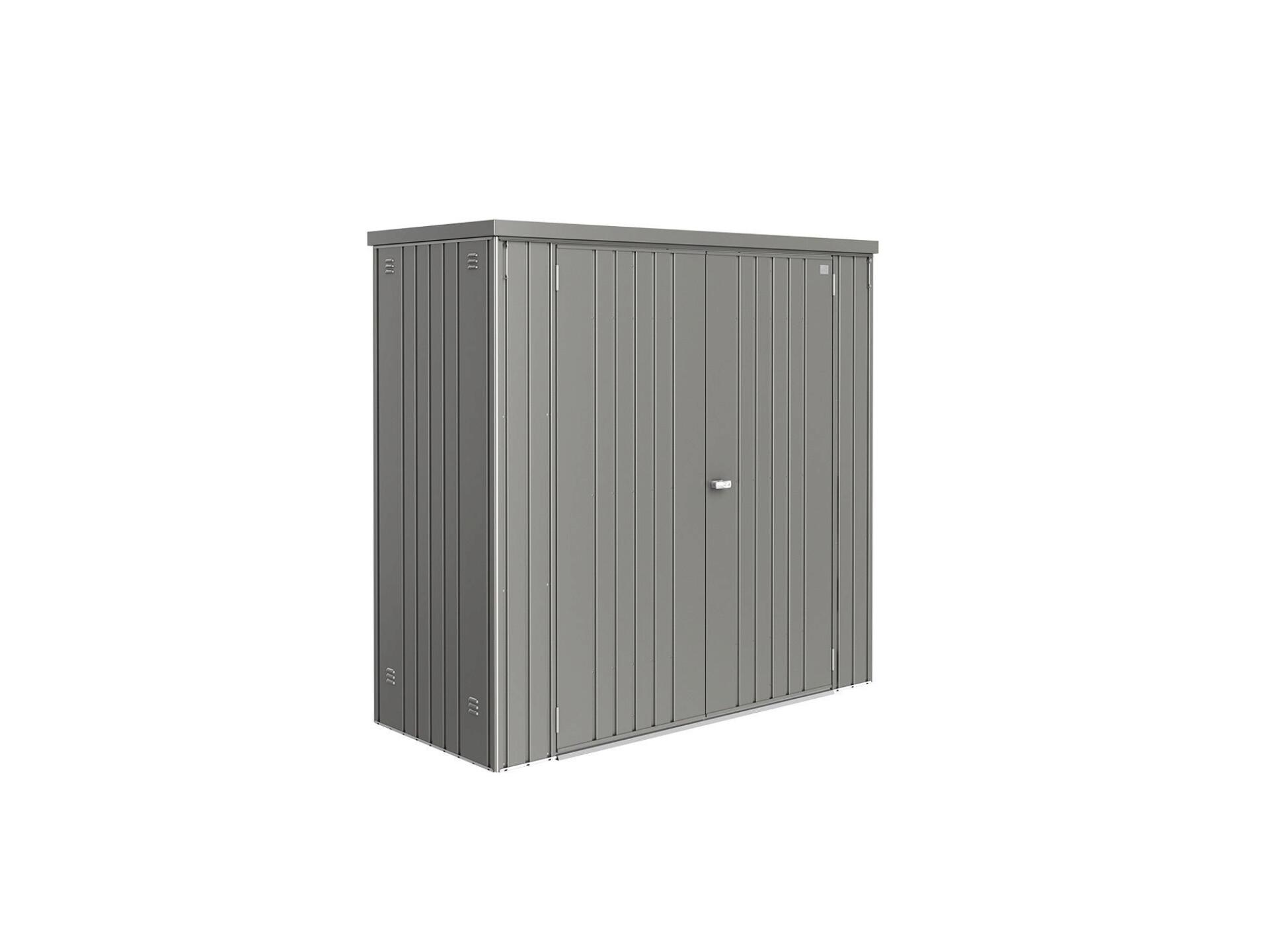 Biohort Equipment Locker 190 armoire de jardin 191x83x182,5 cm gris quartz métallique