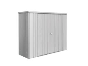 Biohort Equipment Locker 230 tuinkast 227x83x182,5 cm zilver metallic