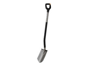 Fiskars Ergonomic spade spits 19,2x10,5 cm + D-steel grijs