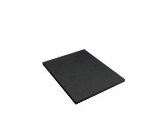 Aurlane Essent Stone douchebak rechthoek 80x120 cm leisteen look zwart