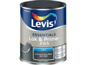 Levis Essentials 2-en-1 laque & primer satin 0,75l anthracite grey