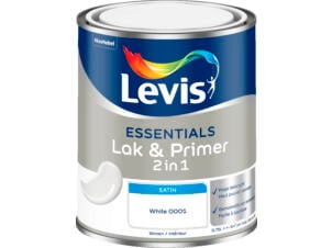 Levis Essentials 2-en-1 laque & primer satin 0,75l white