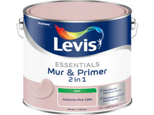 Levis Essentials 2-en-1 peinture mur & primer 2,5l authentic pink