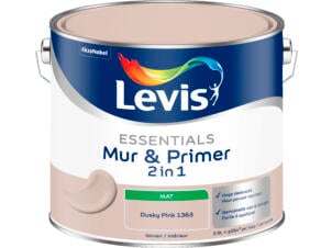 Levis Essentials 2-en-1 peinture mur & primer 2,5l dusky pink
