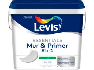 Levis Essentials 2-en-1 peinture mur & primer 5l white