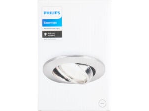 Philips Essentials Enif inbouwspot GU10 max. 50W kantelbaar mat chroom