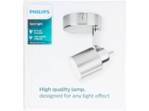 Philips Essentials Meranti wandspot GU10 max. 35W mat chroom