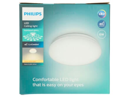 Philips Essentials Moire LED plafondlamp 6W warm wit 1