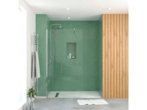 Aurlane Essentiel douchewand 100x195 cm chroom