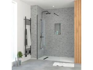 Aurlane Essentiel douchewand 100x195 cm zwart