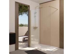 Essentiel douchewand 120x195 cm goud