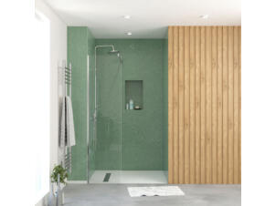 Aurlane Essentiel douchewand 50x195 cm chroom