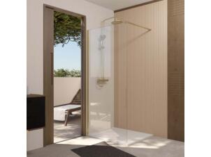Essentiel douchewand 90x195 cm goud