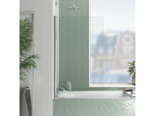 Aurlane Essentiel paroi de bain 120x70 cm chrome
