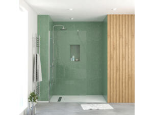 Aurlane Essentiel paroi de douche 100x195 cm chrome