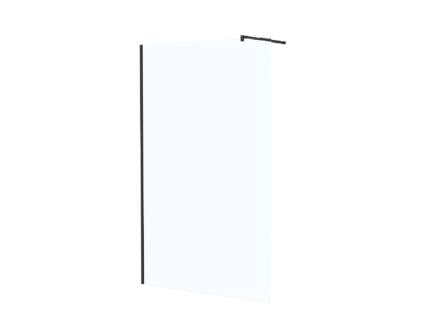 Aurlane Essentiel paroi de douche 120x195 cm verre transparent noir 1
