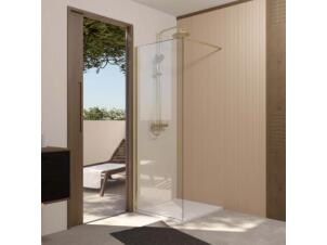 Essentiel paroi de douche 80x195 cm or