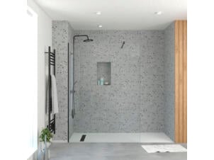 Aurlane Essentiel paroi douche 140x195 noir