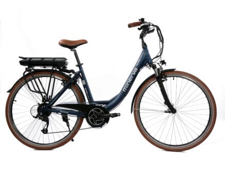 Minerva Estrel Comfort vélo électrique femme moteur central bleu 1