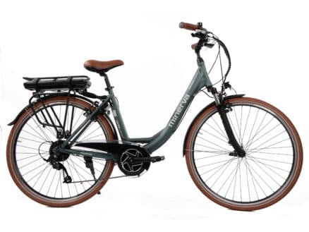 Minerva Estrel Comfort vélo électrique femme moteur central vert 1