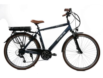 Minerva Estrel Comfort vélo électrique homme moteur central bleu 1