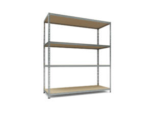 Étagère 180x160x60 cm métal/bois