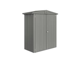 Biohort Europa 1 abri de jardin 172x84x196 cm métal gris quartz métallique