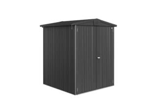 Biohort Europa 2 tuinhuis 172x156x196 cm metaal donkergrijs metallic